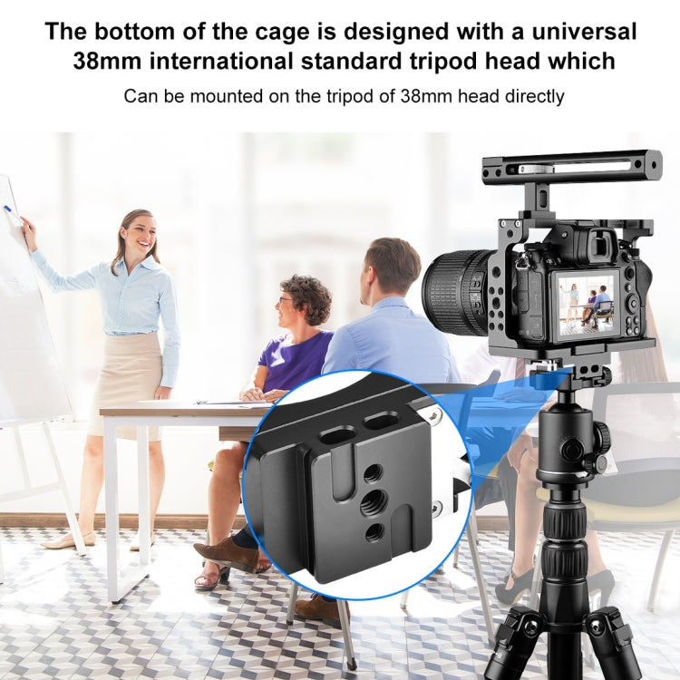 Plataforma de filmación de jaula para cámara de video PULUZ con mango para Nikon Z6 / Z7, For Nikon Z6 / Z7 Cage with Handle