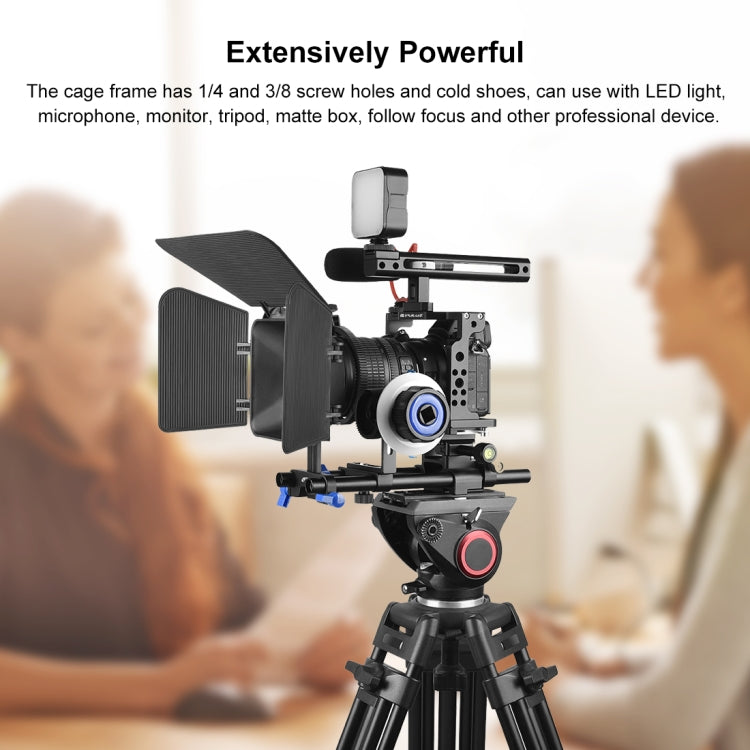 Plataforma de filmación de jaula para cámara de video PULUZ con mango para Nikon Z6 / Z7, For Nikon Z6 / Z7 Cage with Handle