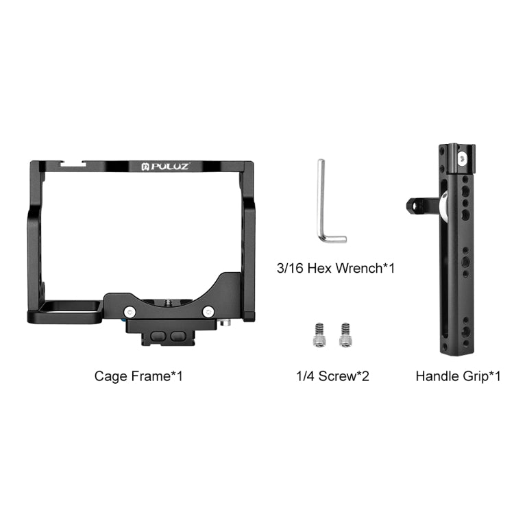 Plataforma de filmación de jaula para cámara de video PULUZ con mango para Nikon Z6 / Z7, For Nikon Z6 / Z7 Cage with Handle