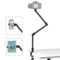 Soporte para cámara superior PULUZ con abrazadera en C, soporte para escritorio, soporte en vivo