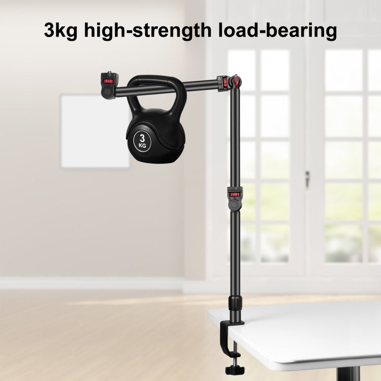 Soporte para cámara superior PULUZ con abrazadera en C, soporte para escritorio, soporte en vivo