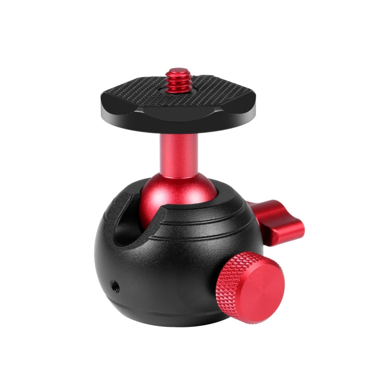 Adaptador de rótula de bola de trípode de metal panorámico de 360 grados PULUZ, 360 Panorama (Red)