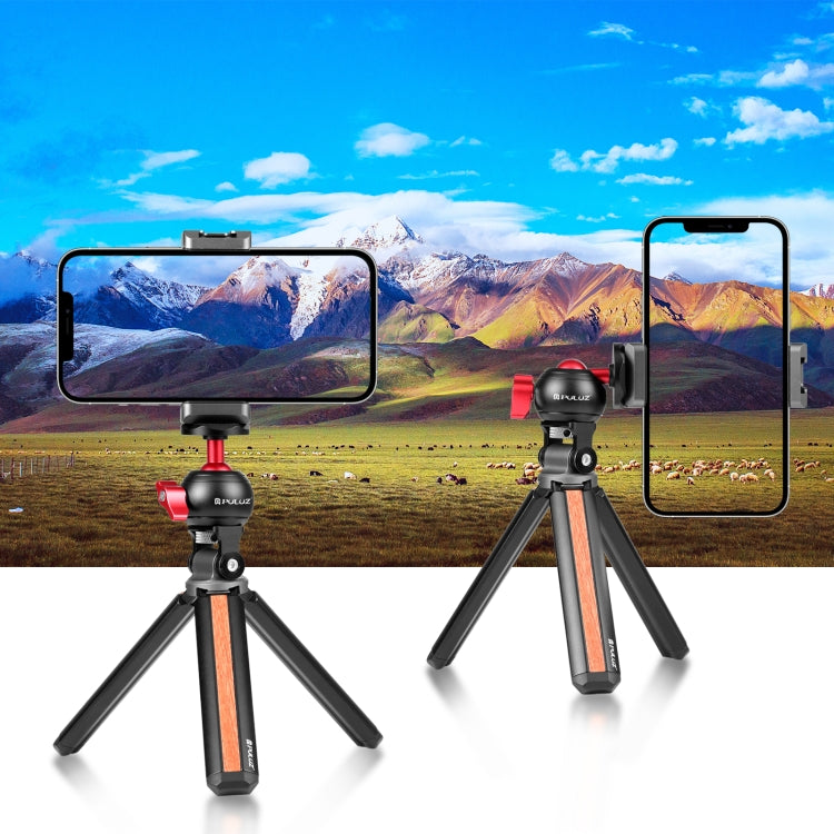 Adaptador de rótula de bola de trípode de metal panorámico de 360 grados PULUZ, 360 Panorama (Red)