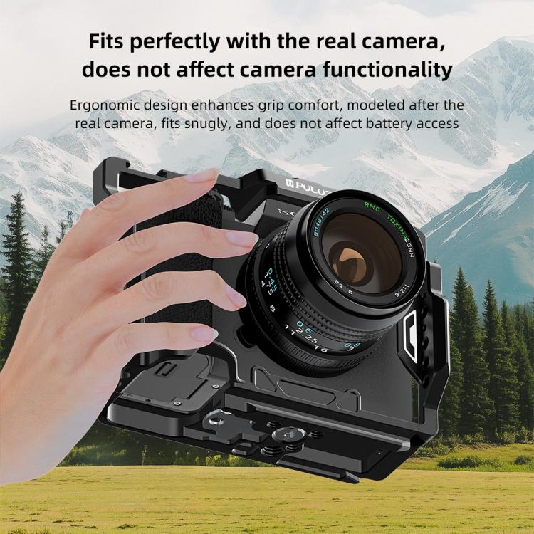 Plataforma estabilizadora KG negra mate Bullseye para Sony AF/YLC-7M4/H4/AH/AH/AH/HH-E, For Sony A7 IV Cage