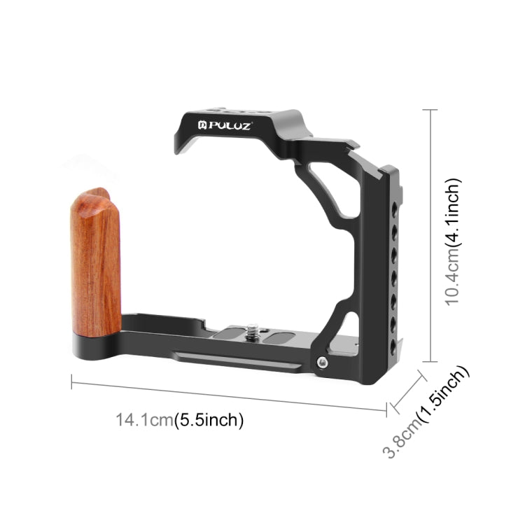 Para Nikon ZFC PULUZ mango de madera jaula de cámara de Metal estabilizador Rig, For Nikon ZFC