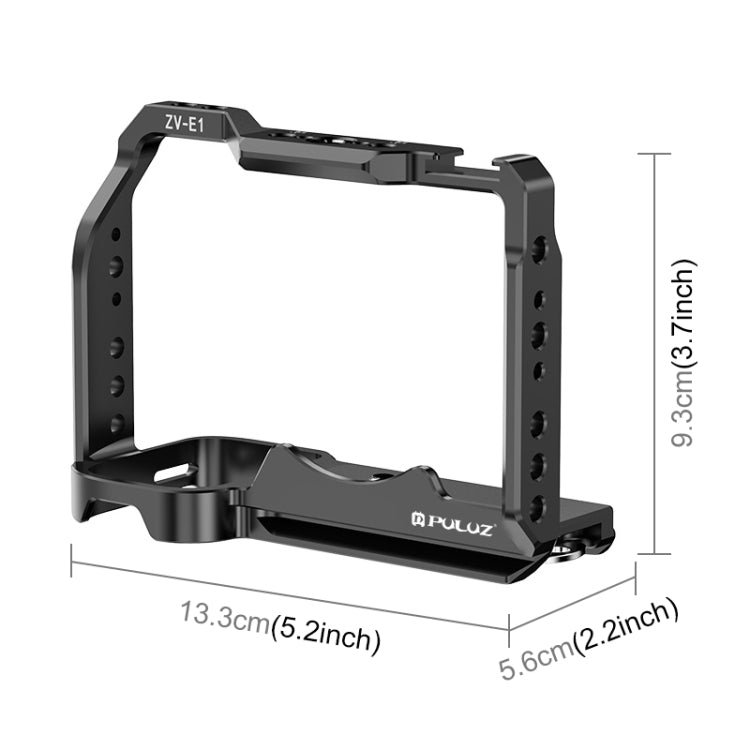 Estabilizador de jaula de cámara de aleación de aluminio para Sony ZV-E1 PULUZ
