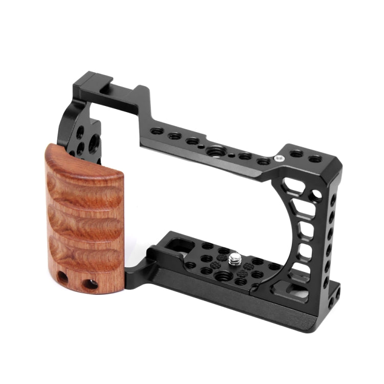 Para Sony A6400 / A6300 / A6100 / 6000 PULUZ Mango de madera Metal Cámara Estabilizador Rig, For Sony A6400 / A6300