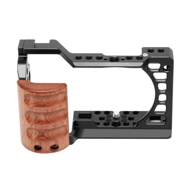 Para Sony A6400 / A6300 / A6100 / 6000 PULUZ Mango de madera Metal Cámara Estabilizador Rig, For Sony A6400 / A6300