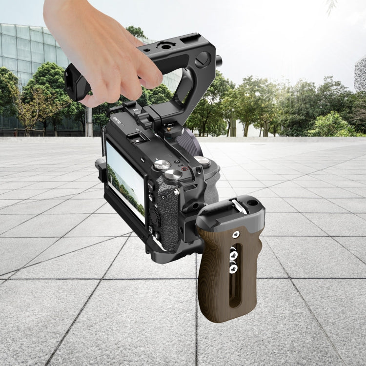 Para Sony A6700 PULUZ Plataforma estabilizadora de jaula de cámara de metal, For Sony A6700