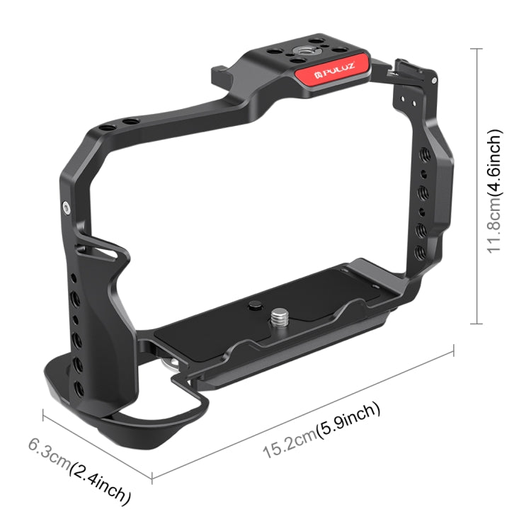 Estabilizador de jaula de metal PULUZ para cámara Nikon Z6 III, For Nikon Z6 III / Z6II