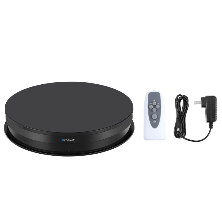 PULUZ Soporte de exhibición giratorio con velocidad de ajuste de 30 cm, carga de 10 a 15 kg, enchufe de EE. UU., 30cm Load 10-15kg Black US Plug, 30cm Load 10-15kg White US Plug