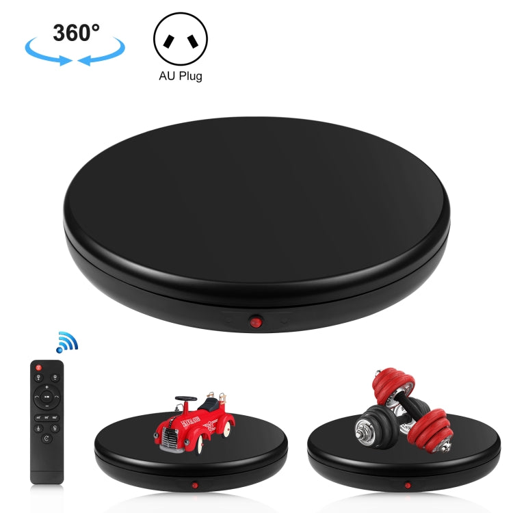 PULUZ Soporte de exhibición giratorio con control remoto de velocidad de ajuste de 45 cm, negro, carga 100 kg, 45cm Load 100kg Black AU Plug, 45cm Load 100kg Black EU Plug, 45cm Load 100kg Black UK Plug, 45cm Load 100kg Black US Plug