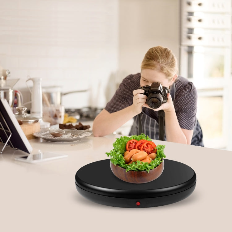 PULUZ Soporte de exhibición giratorio con control remoto de velocidad de ajuste de 45 cm, negro, carga 100 kg, 45cm Load 100kg Black AU Plug, 45cm Load 100kg Black EU Plug, 45cm Load 100kg Black UK Plug, 45cm Load 100kg Black US Plug
