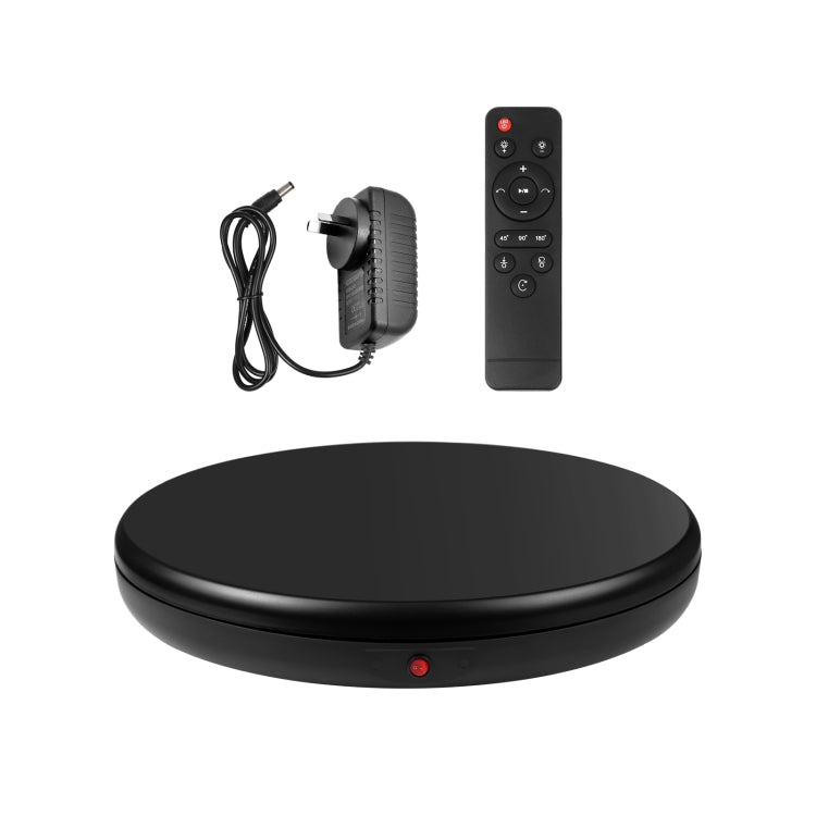 PULUZ Soporte de exhibición giratorio con control remoto de velocidad de ajuste de 45 cm, negro, carga 100 kg, 45cm Load 100kg Black AU Plug, 45cm Load 100kg Black EU Plug, 45cm Load 100kg Black UK Plug, 45cm Load 100kg Black US Plug