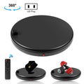 PULUZ Soporte de exhibición giratorio con control remoto de velocidad de ajuste de 45 cm con toma de corriente, negro, carga 100 kg, 45cm Load 100kg Black US Plug with Power Socket, 45cm Load 100kg Black UK Plug with Power Socket                       ...