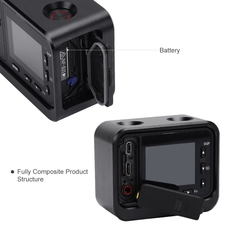 PULUZ para Sony RX0 Jaula protectora de aleación de aluminio + Lente de filtro UV de 37 mm + Parasol de lente con tornillos y destornilladores, Cage Black, Cage Gold, Cage Blue, Cage Red, Cage Silver, Cage Black(US)