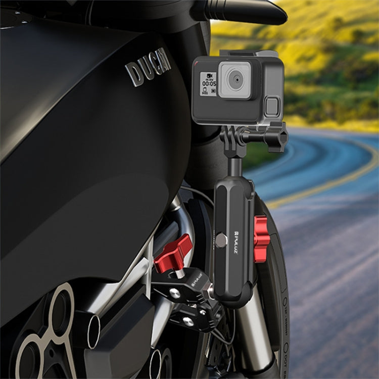 PULUZ manillar de motocicleta abrazadera de cangrejo soporte de varilla de brazo mágico, Crab Clamp