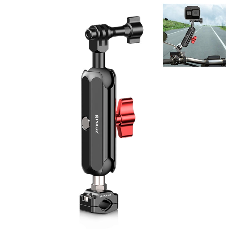 Soporte de varilla de brazo mágico con abrazadera pequeña para retrovisor de motocicleta PULUZ, Small Clamp