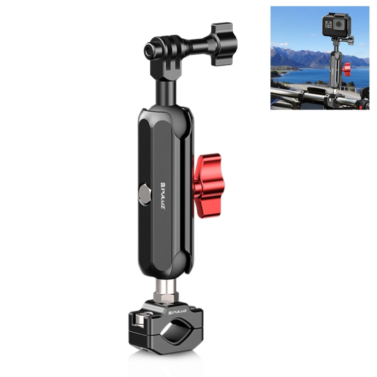 Soporte de varilla de brazo mágico de abrazadera media retrovisor de motocicleta PULUZ, Medium Clamp