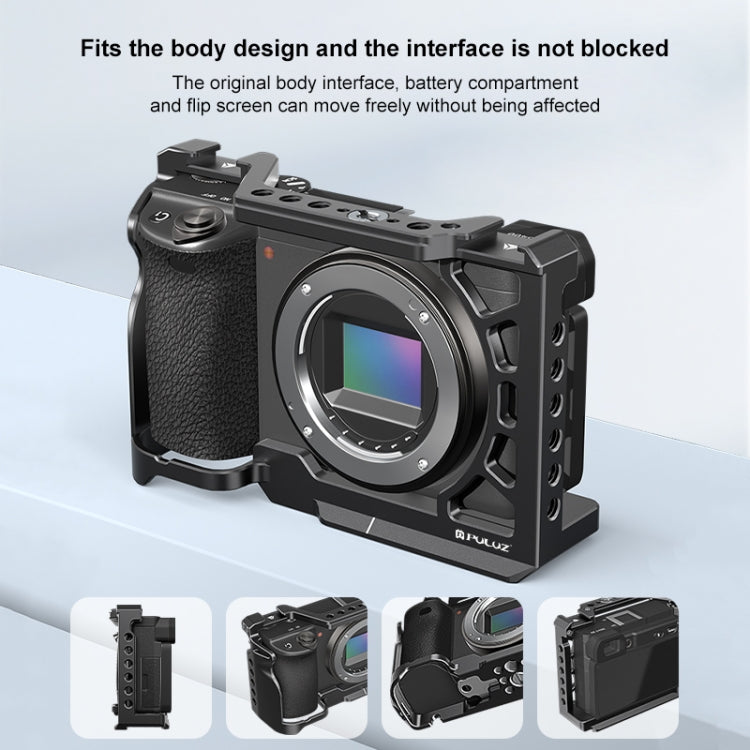Estabilizador de montaje de expansión de jaula de cámara de metal PULUZ para Sony A6500 / A6400 / A6300 / A6000, For Sony A6500 / A6400 / A6300 / A6000