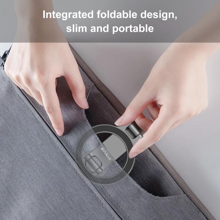 Soporte plegable magnético MagSafe para teléfono móvil con zapata fría para cámara, Cold Shoe Mount