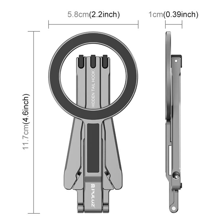 Soporte de escritorio plegable magnético MagSafe para trípode y teléfono con mango, Desk Phone Mount