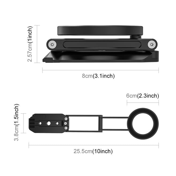Soporte magnético plegable para teléfono MagSafe para escritorio, ideal para transmisiones en vivo y como soporte para teléfono., Live Streaming Bracket