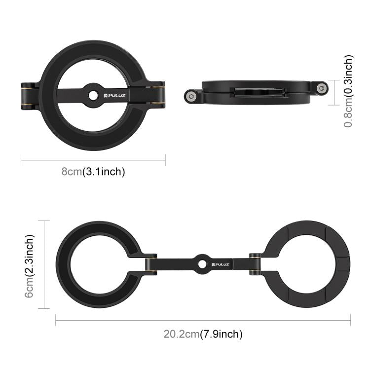 Soporte magnético plegable de doble cabezal MagSafe para teléfono, Dual-Head Magnetic Bracket
