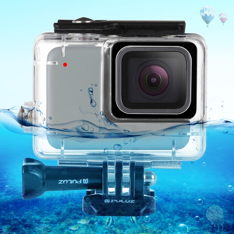 PULUZ 45m Carcasa impermeable subacuática para buceo para GoPro HERO7 Silver / HERO7 White, con hebilla de montaje básico y tornillo, For HERO7, For HERO7 (US)