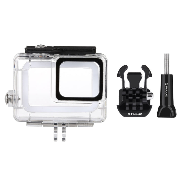PULUZ 45m Carcasa impermeable subacuática para buceo para GoPro HERO7 Silver / HERO7 White, con hebilla de montaje básico y tornillo, For HERO7, For HERO7 (US)
