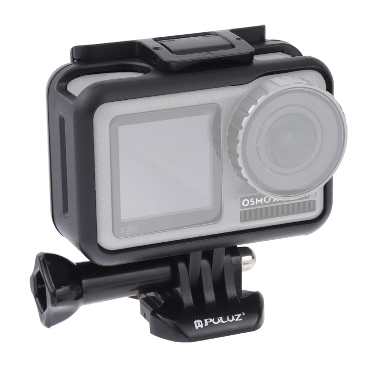 Jaula protectora ABS con marco de borde estándar PULUZ para DJI Osmo Action, con hebilla de montaje básico y tornillo, ABS