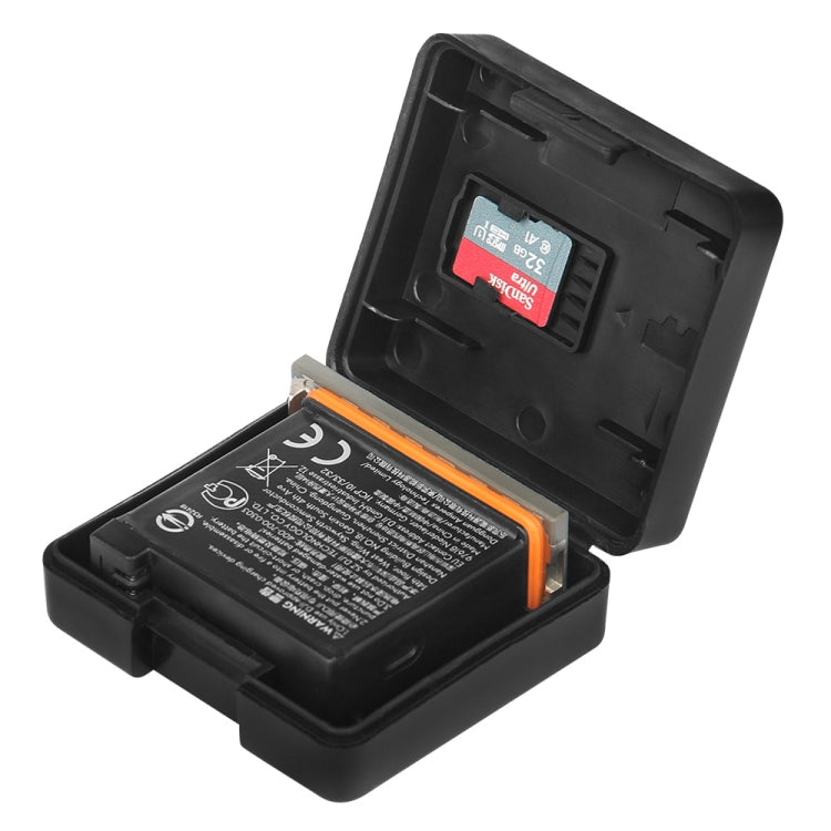 PULUZ Caja de almacenamiento de batería de plástico duro para DJI Osmo Action / Osmo Action 3 / GoPro HERO12 Negro /11 Negro /10 Negro /9 Negro Batería AHDBT-901, AHDBT-901