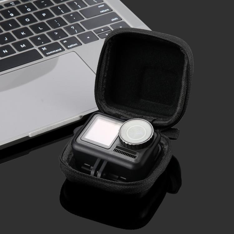 PULUZ Mini bolsa de almacenamiento portátil de fibra de carbono para DJI OSMO Action, GoPro, Mijia, Xiaoyi y otras cámaras de tamaño similar, PULUZ For DJI OSMO Action