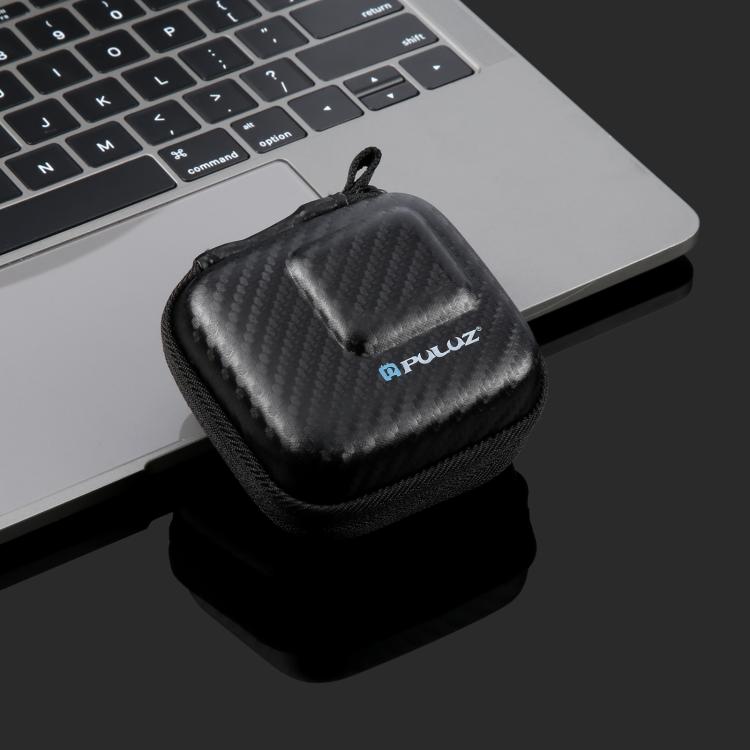 PULUZ Mini bolsa de almacenamiento portátil de fibra de carbono para DJI OSMO Action, GoPro, Mijia, Xiaoyi y otras cámaras de tamaño similar, PULUZ For DJI OSMO Action