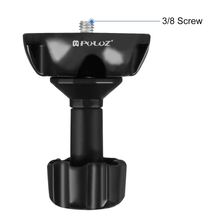 Adaptador PULUZ de media bola plana a cuenco de 75 mm para cámara DSLR Rig con trípode de cabeza fluida, material metálico, Bowl Adapter