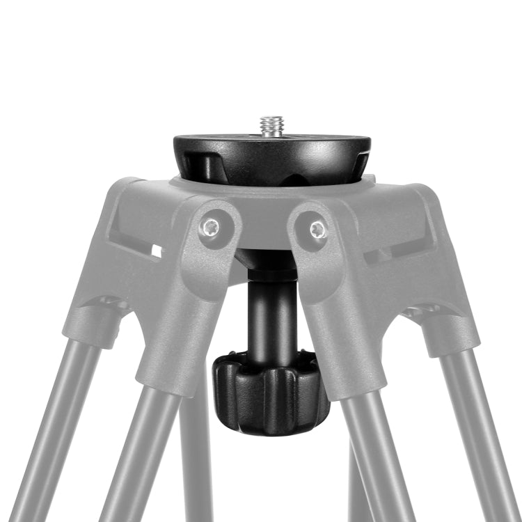 Adaptador PULUZ de media bola plana a cuenco de 75 mm para cámara DSLR Rig con trípode de cabeza fluida, material metálico, Bowl Adapter
