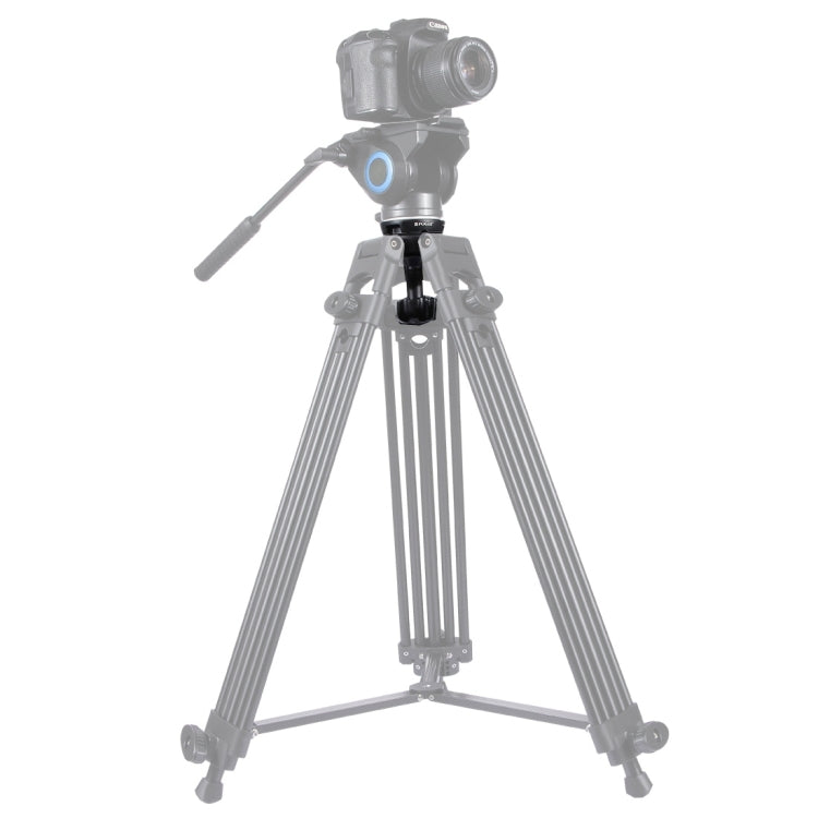 Adaptador PULUZ de media bola plana a cuenco de 75 mm para cámara DSLR Rig con trípode de cabeza fluida, material metálico, Bowl Adapter