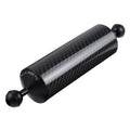 PULUZ 10,82 pulgadas, 27,5 cm de longitud, 60 mm de diámetro, bolas dobles, brazo flotante de fibra de carbono, diámetro de la bola: 25 mm, flotabilidad: 350 g, 10 inch 350g Buoyancy
