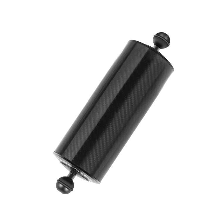 PULUZ 10,82 pulgadas, 27,5 cm de longitud, 80 mm de diámetro, brazo flotante de fibra de carbono con dos bolas, diámetro de la bola: 25 mm, flotabilidad: 800 g, 10 inch 800g Buoyancy