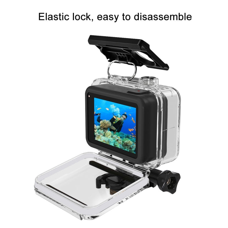 PULUZ 60m Estuche de buceo de profundidad subacuática Carcasa de cámara impermeable para GoPro HERO8 Negro, For GoPro HERO8 Black