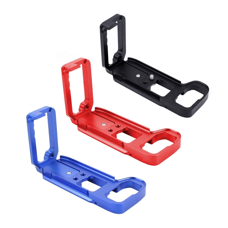 PULUZ Soporte de placa L de liberación rápida de disparo vertical de 1/4 pulgadas para Sony A9 (ILCE-9) / A7 III/ A7R III, For Sony A9 (Black), For Sony A9 (Blue), For Sony A9 (Red)