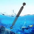 PULUZ 9 pulgadas, 23 cm de longitud, 20,8 mm de diámetro, bolas dobles, brazo flotante de fibra de carbono, diámetro de la bola: 25 mm, 9 inch Black, 9 inch Blue, 9 inch Red