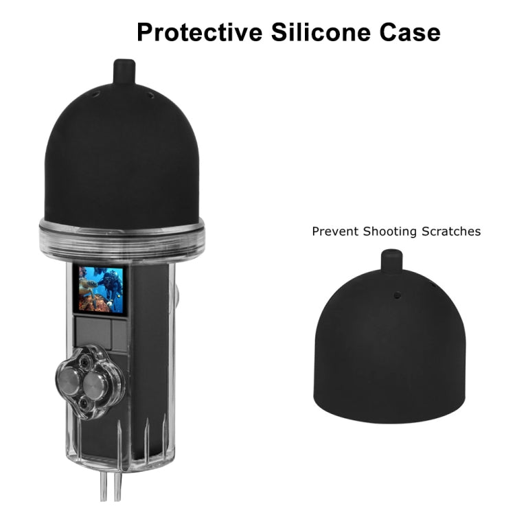 PULUZ 60m Carcasa impermeable subacuática Funda de buceo para DJI Osmo Pocket