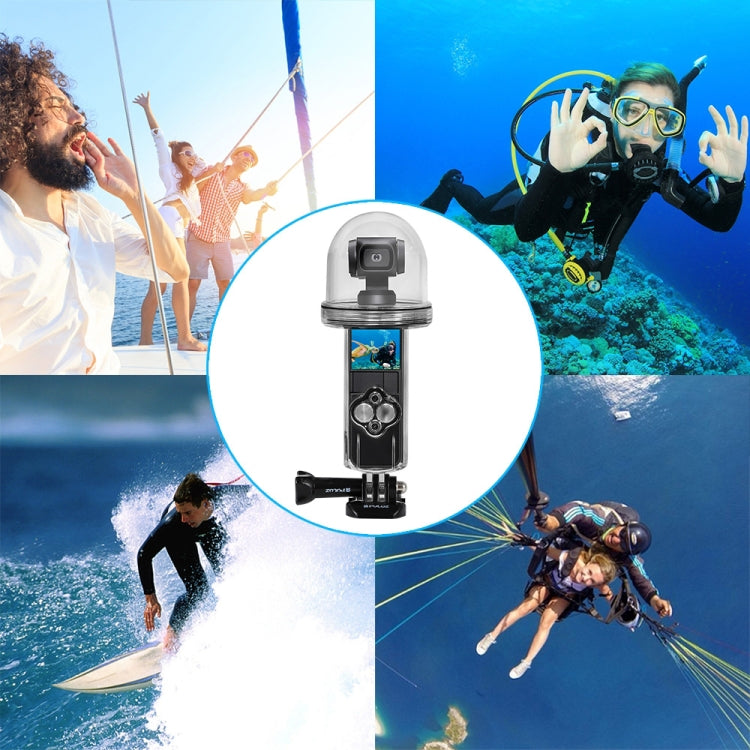 PULUZ 60m Carcasa impermeable subacuática Funda de buceo para DJI Osmo Pocket