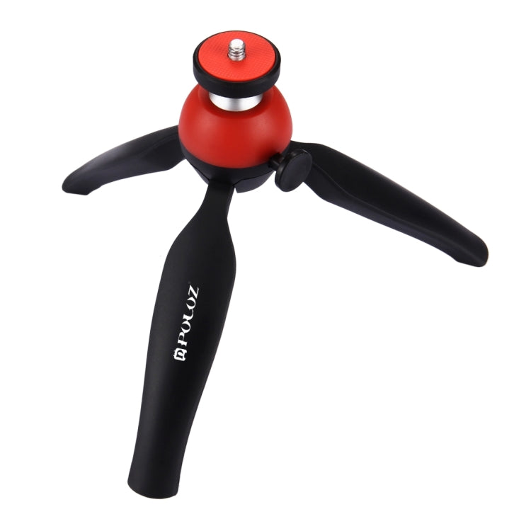 Mini trípode de bolsillo PULUZ con rótula de bola de 360 grados y abrazadera para teléfono inteligente, Tripod + Clamp