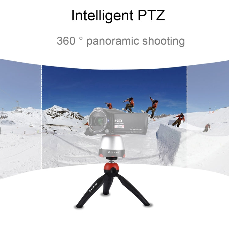 Mini trípode de bolsillo PULUZ con rótula de bola de 360 grados y abrazadera para teléfono inteligente, Tripod + Clamp