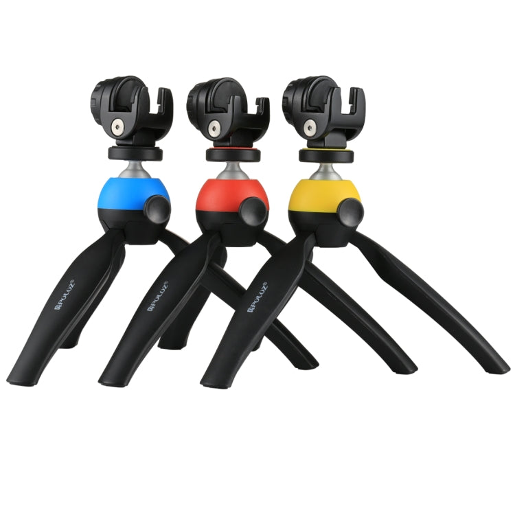 Mini trípode de bolsillo PULUZ con rótula de bola de 360 grados y abrazadera para teléfono inteligente, Tripod + Clamp