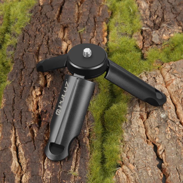 Trípode de plástico plegable portátil PULUZ para teléfonos móviles, Folding Tripod