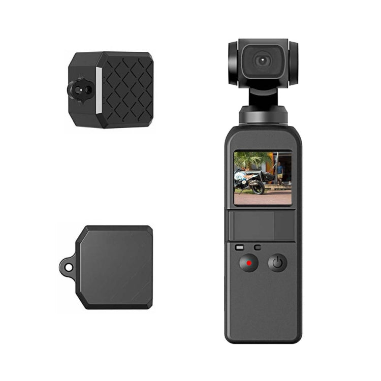 PULUZ 2 en 1 Juego de fundas de silicona con textura de diamante para DJI OSMO Pocket, For DJI OSMO Pocket