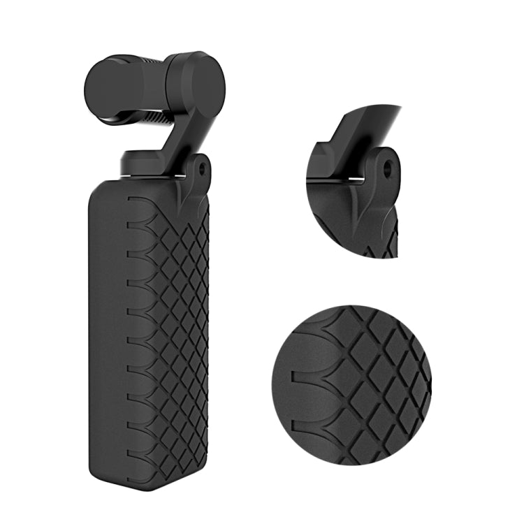 PULUZ 2 en 1 Juego de fundas de silicona con textura de diamante para DJI OSMO Pocket, For DJI OSMO Pocket